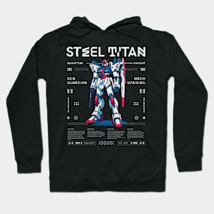 Anime Mecha Streetwear - Steel Titan Hoodie